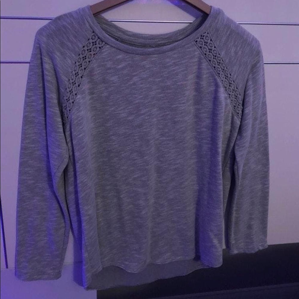 grey sweater
